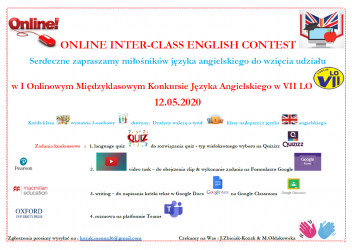 Szkolny Konkurs Języka Angielskiego online